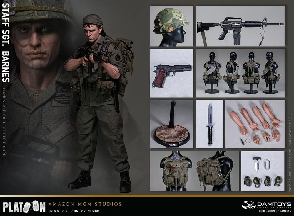 Damtoys Platoon Staff Sergeant Barnes 1/6 Actionfigur
