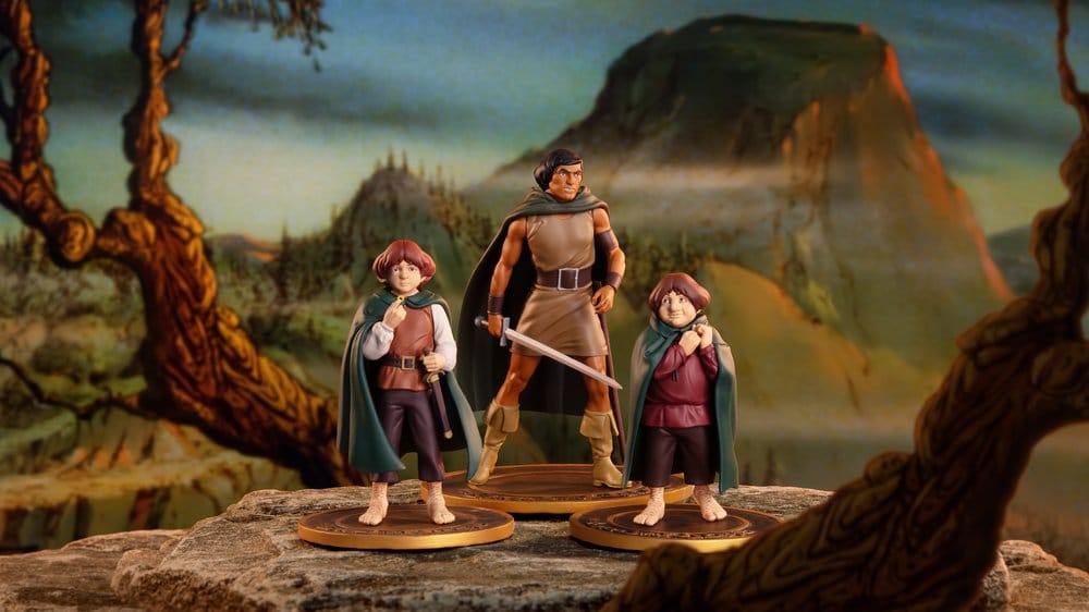 Dark Horse Herr der Ringe Animated Film Frodo 3er-Pack Figuren