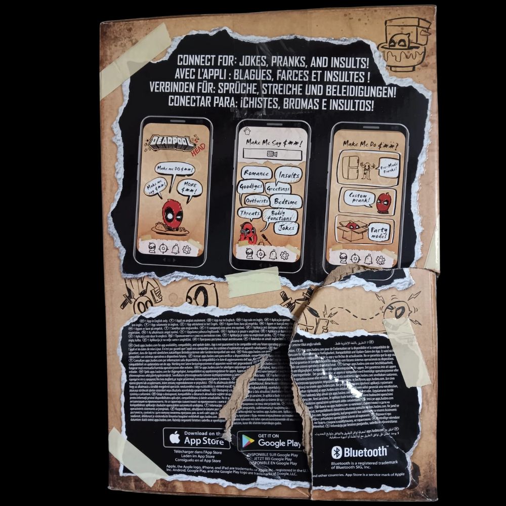 Marvel Legends Deadpools Interaktiver Premium Kopf - Beschädigte Verpackung