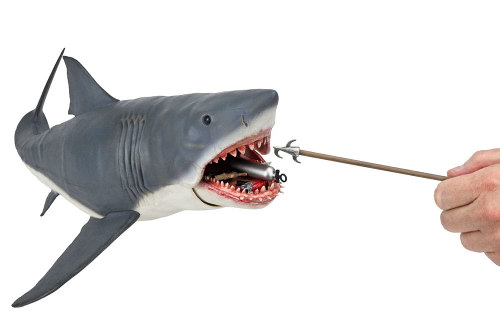 Der weiße Hai - The Game of Jaws 50th Anniversary 38 cm Head to Tail Actionfigur NECA