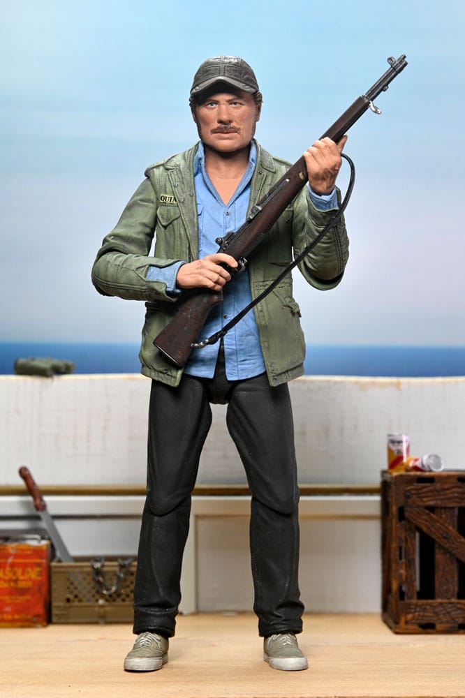 Der weiße Hai - Ultimate Sam Quint 50th Anniversary 18 cm Actionfigur NECA