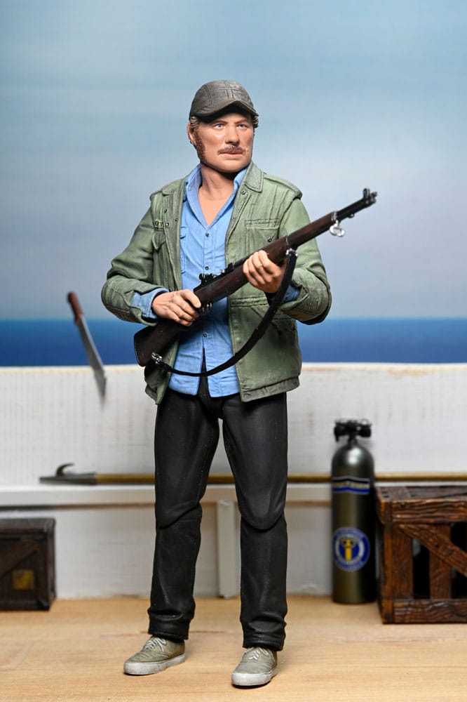 Der weiße Hai - Ultimate Sam Quint 50th Anniversary 18 cm Actionfigur NECA