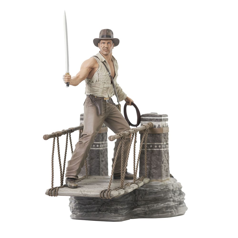 Diamond Select Indiana Jones und der Tempel des Todes Rope Bridge Deluxe Statue