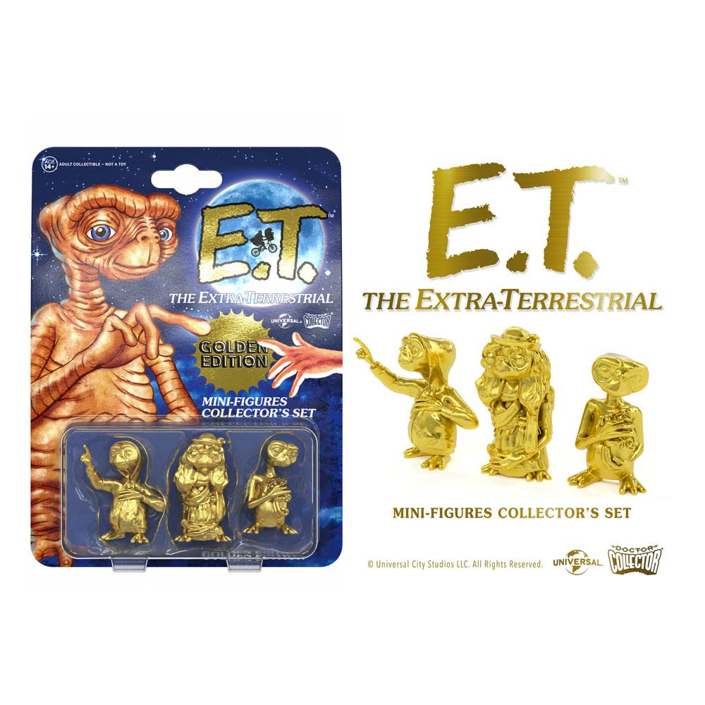 Doctor Collector E.T. Der Außerirdische Collector's Set Golden Edition 3er-Pack Minifiguren