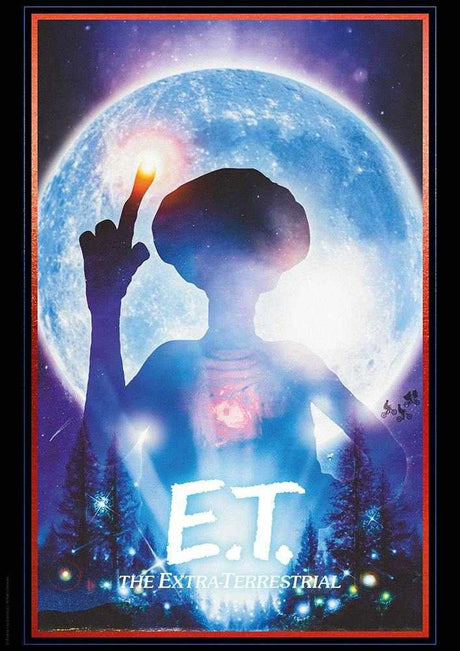 E.T. - Der Außerirdische 42 x 30 cm Limited Edition Kunstdruck Poster