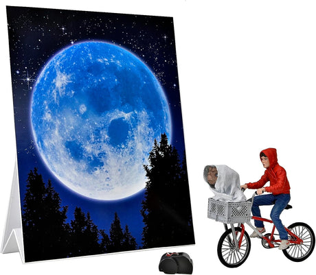 E.T. & Elliott on Bicycle 40th Anniversary Actionfigur