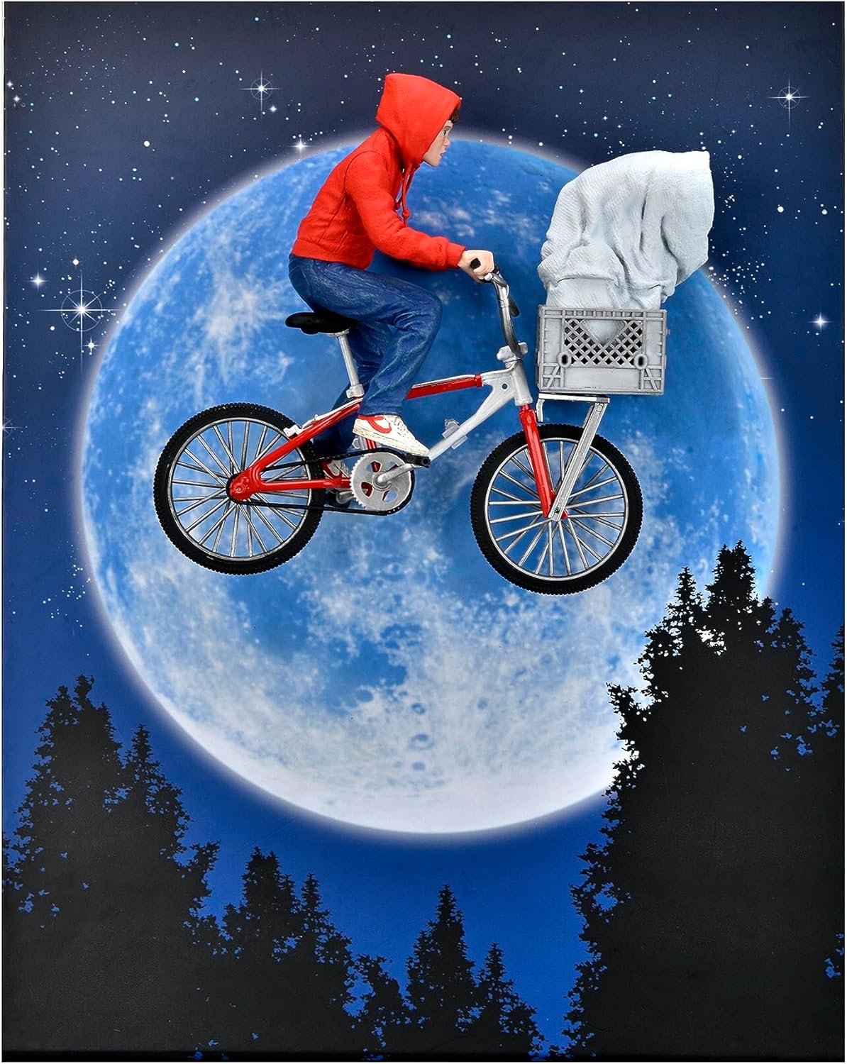 E.T. & Elliott on Bicycle 40th Anniversary Actionfigur