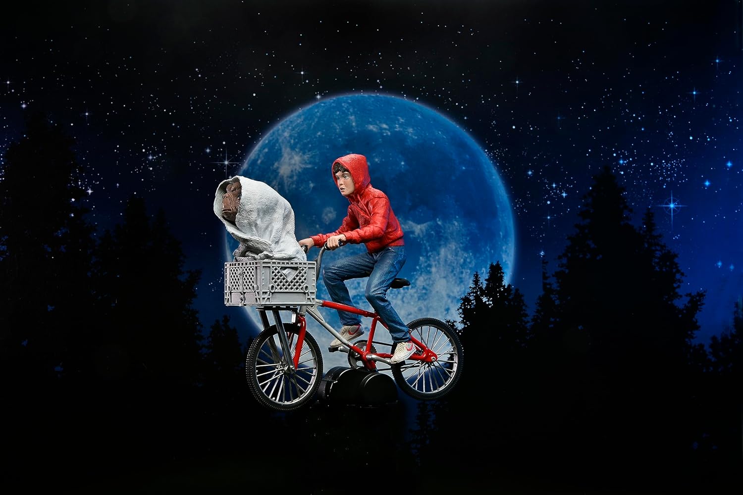 E.T. & Elliott on Bicycle 40th Anniversary Actionfigur