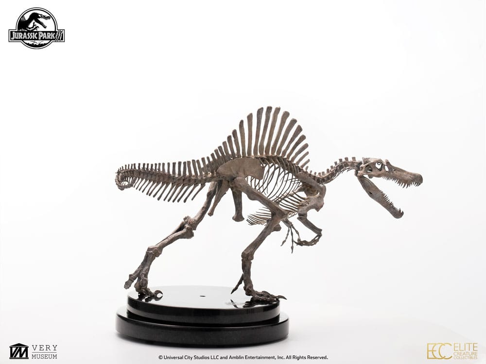 Elite Creature Collectibles Jurassic Park III Spinosaurus Skeleton Bronze 1/24 Statue