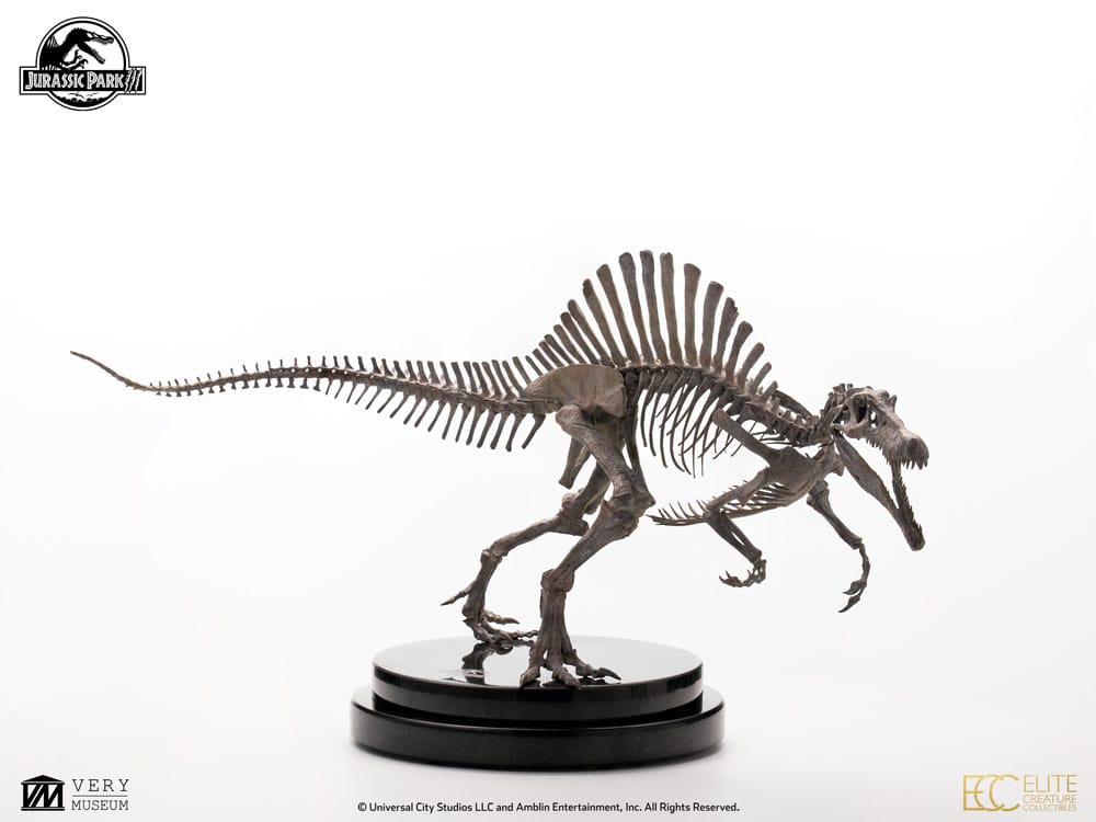 Elite Creature Collectibles Jurassic Park III Spinosaurus Skeleton Bronze 1/24 Statue