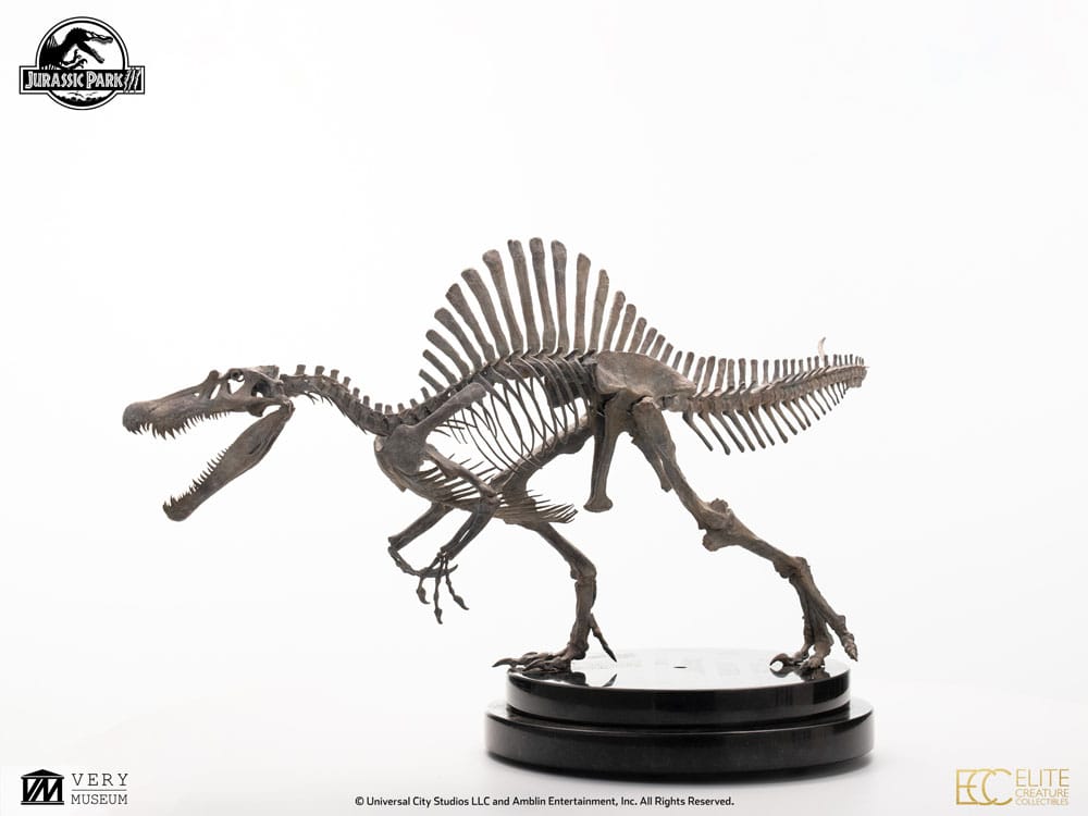 Elite Creature Collectibles Jurassic Park III Spinosaurus Skeleton Bronze 1/24 Statue