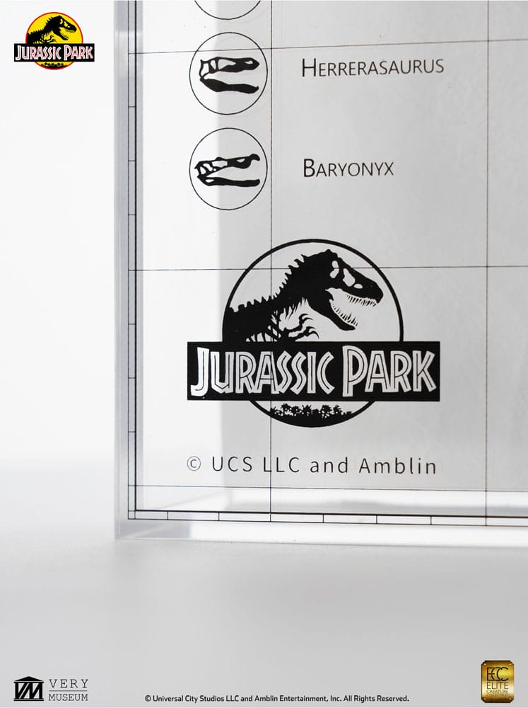 Elite Creature Collectibles Jurassic Park Isla Nublar Topographische Karte