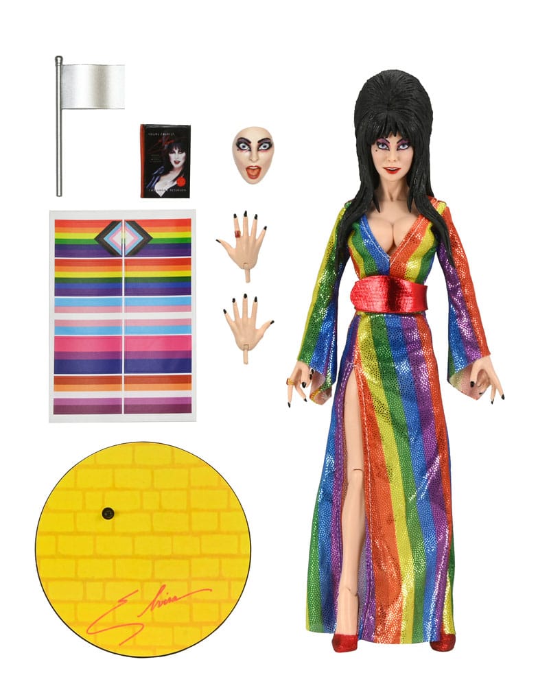 Elvira Mistress of the Dark Clothed Actionfigur Over the Rainbow Elvira 20 cm