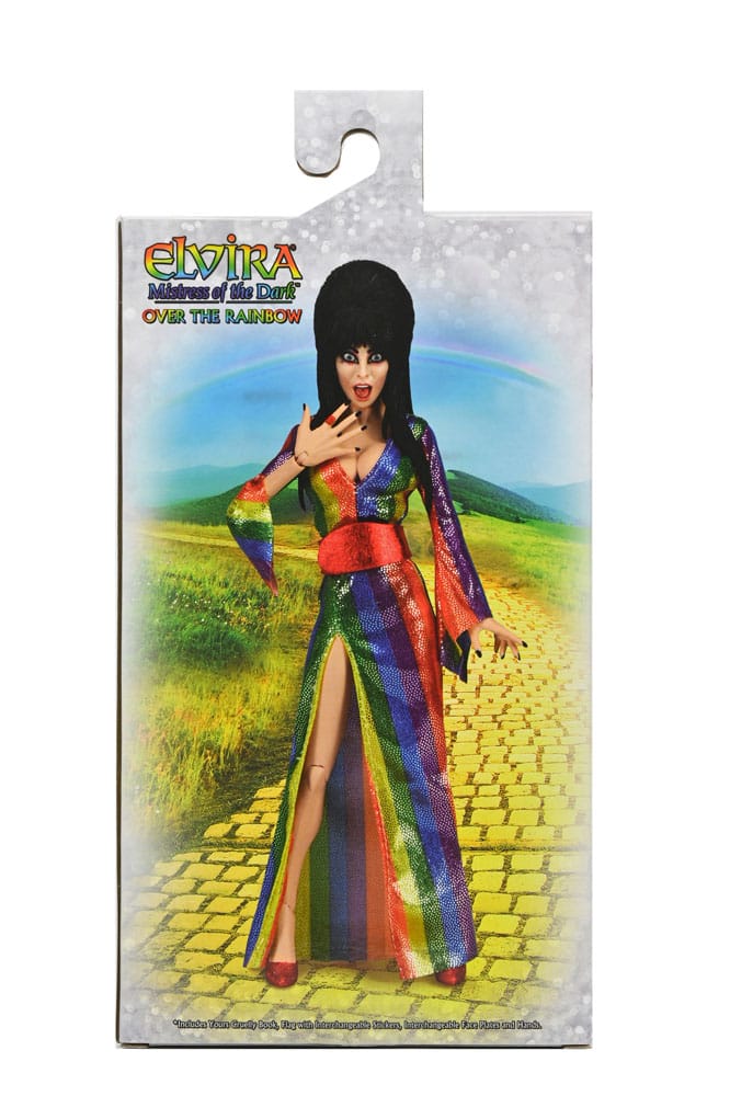 Elvira Mistress of the Dark Clothed Actionfigur Over the Rainbow Elvira 20 cm