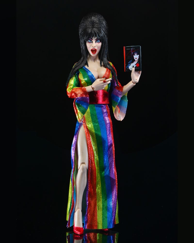 Elvira Mistress of the Dark Clothed Actionfigur Over the Rainbow Elvira 20 cm