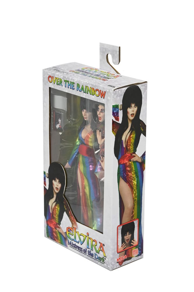Elvira Mistress of the Dark Clothed Actionfigur Over the Rainbow Elvira 20 cm