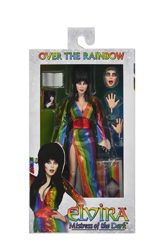 Elvira Mistress of the Dark Clothed Actionfigur Over the Rainbow Elvira 20 cm