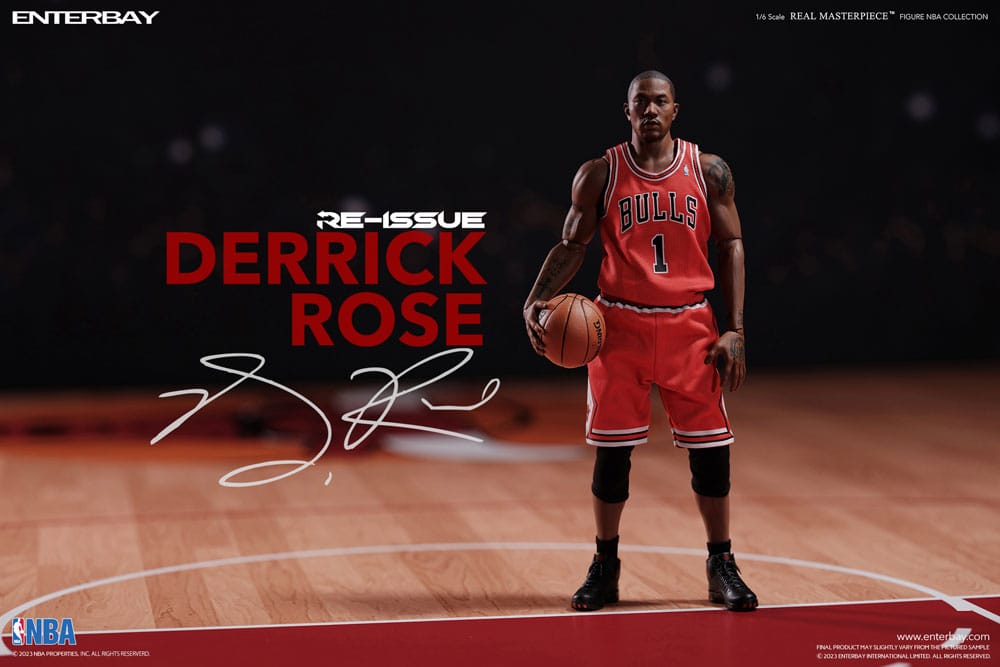 Enterbay NBA Collection Derrick Rose Limited Retro Edition 1/6 Actionfigur