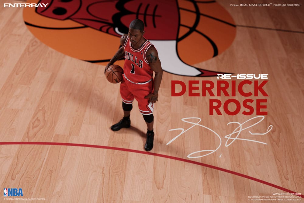 Enterbay NBA Collection Derrick Rose Limited Retro Edition 1/6 Actionfigur
