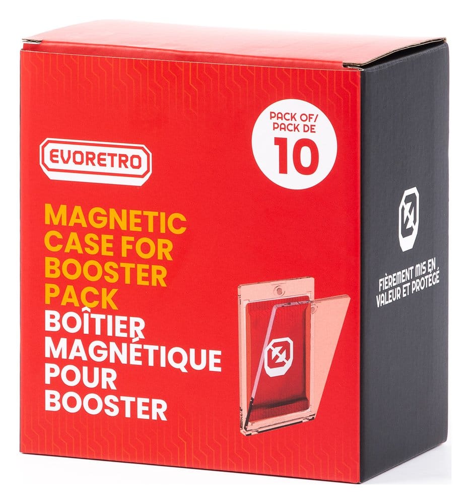 Evoretro Acrylgehäuse Magnetic One Touch 10er-Pack für Booster Packs