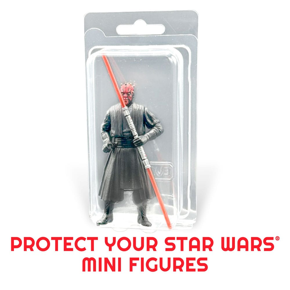 Evoretro Clamshell PET Gehäuse 35er-Pack für Actionfiguren XL