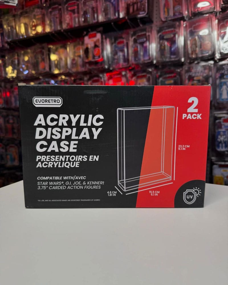 Evoretro Evoretro Acryl Display Cases 2er-Pack für Actionfiguren