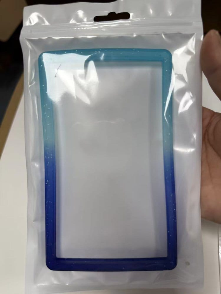 Evoretro Evoretro Bumper für PSA gegradete Karten-Slab Gradient Light Blue-Dark Blue Glitter