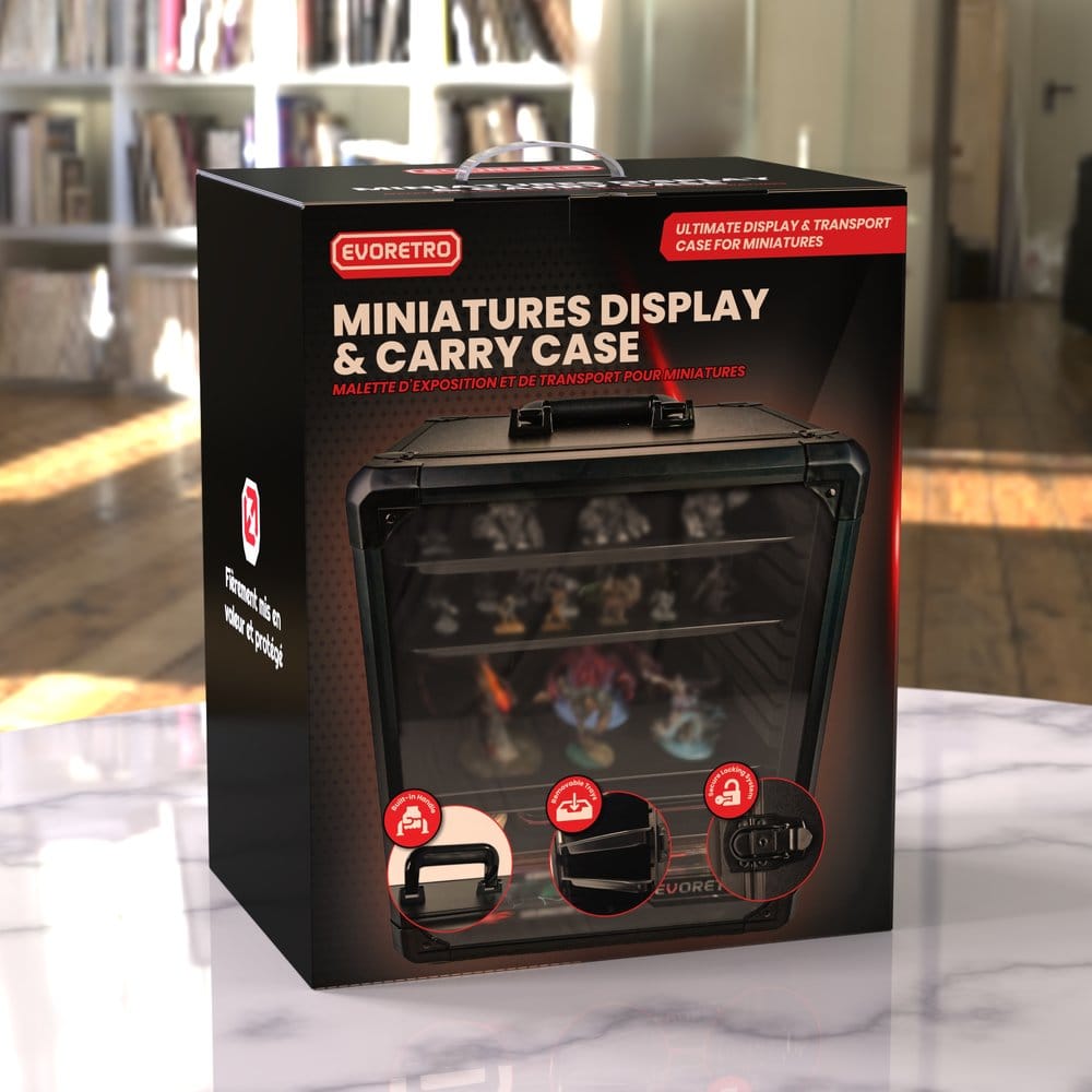 Evoretro Evoretro Display- und Transportkoffer für Sammlerfiguren und Modelle