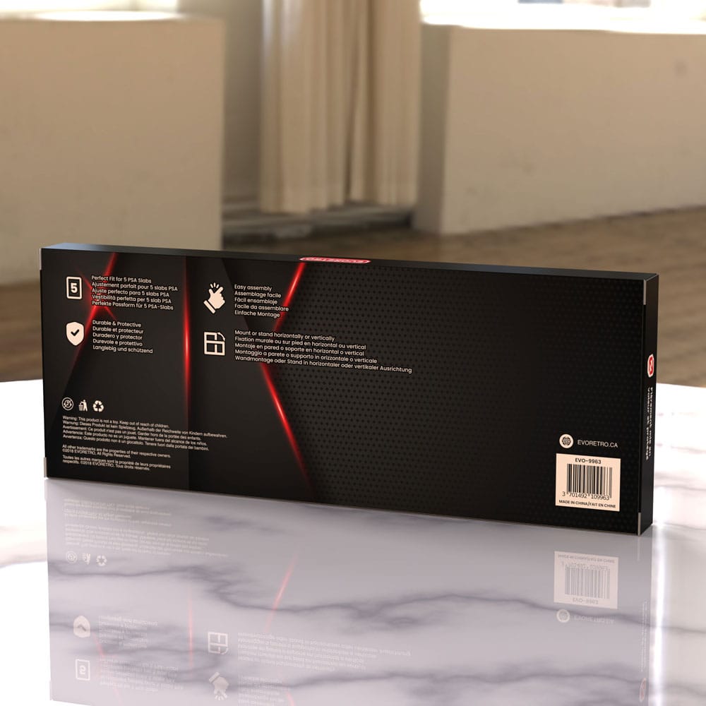 Evoretro Evoretro Displayrahmen Für 5 Psa Graded Cards