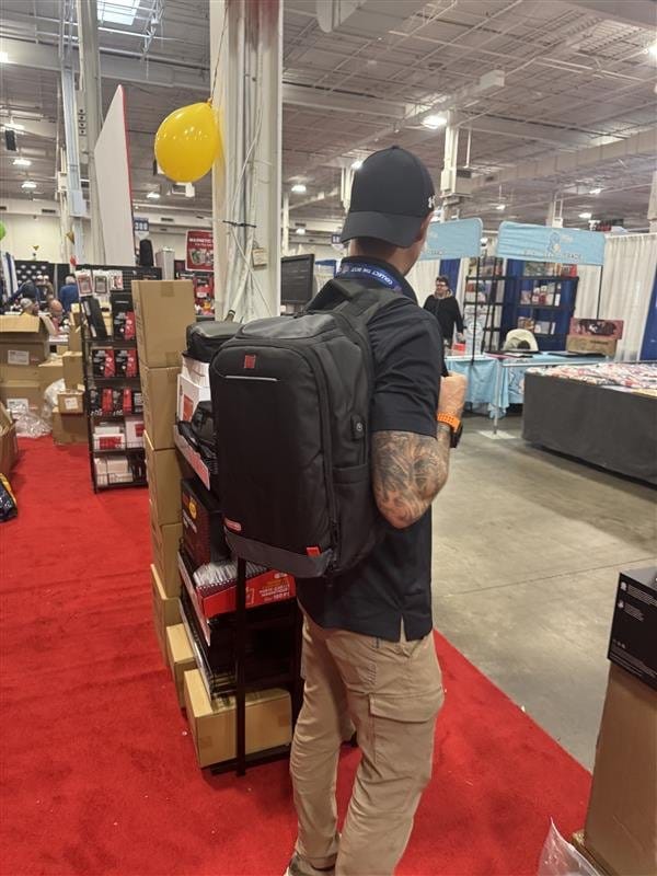Evoretro Evoretro HybridPro Reiserucksack Schwarz