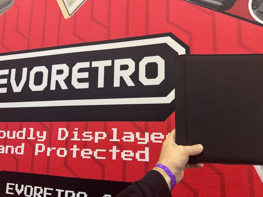 Evoretro Evoretro Topload Album 2x2 160 Karten Schwarz