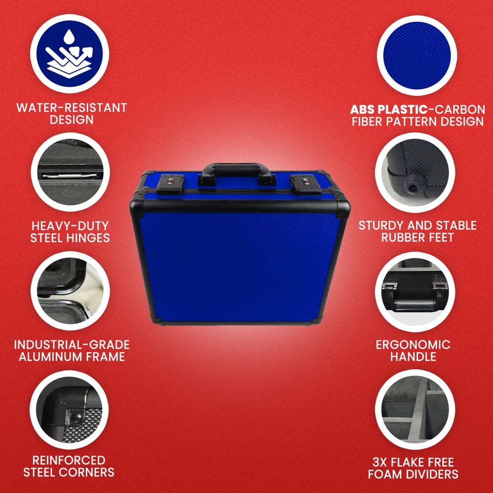 Evoretro Evoretro Trading Card Aufbewahrungsbox für 120 Karten XL Blau