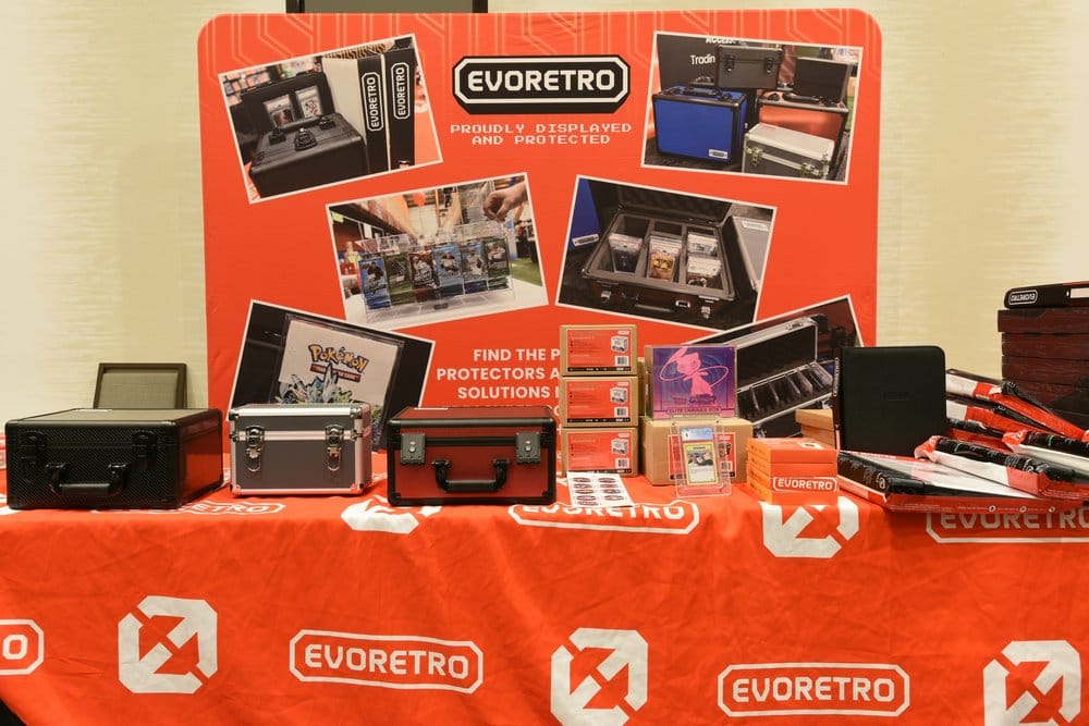 Evoretro Evoretro Trading Card Aufbewahrungsbox für 90 Karten X Rot