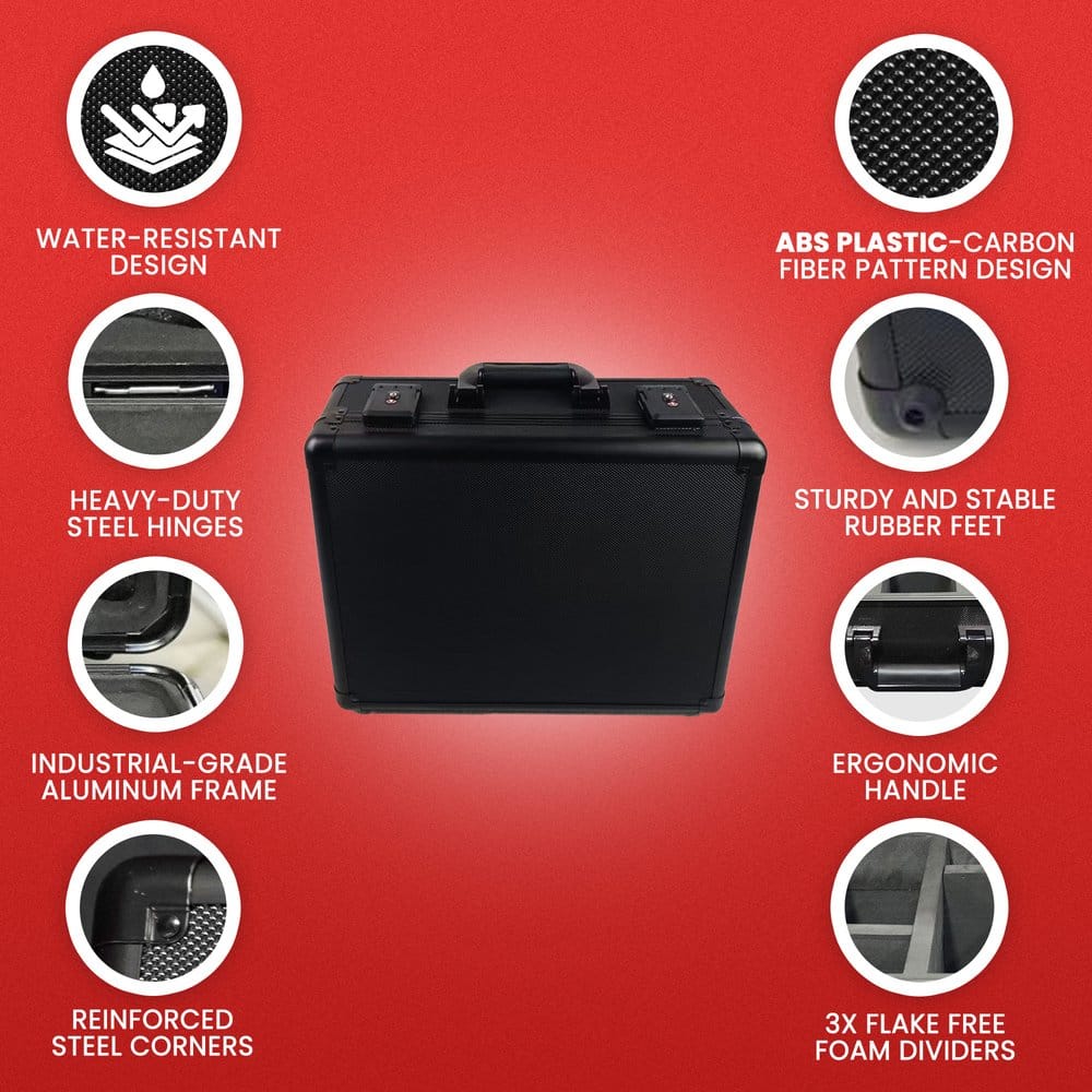 Evoretro Evoretro Trading Card Aufbewahrungsbox XL Schwarz für 120 Karten