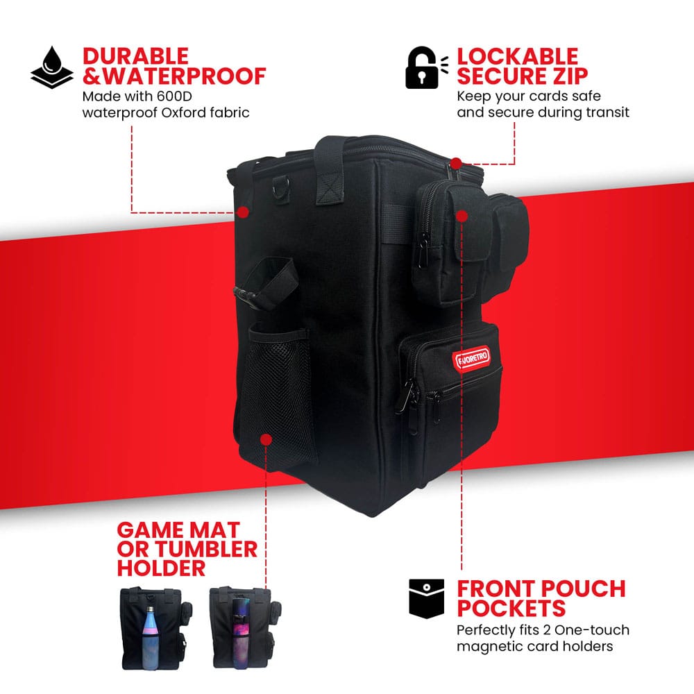 Evoretro Evoretro Trading Card Rucksack Black