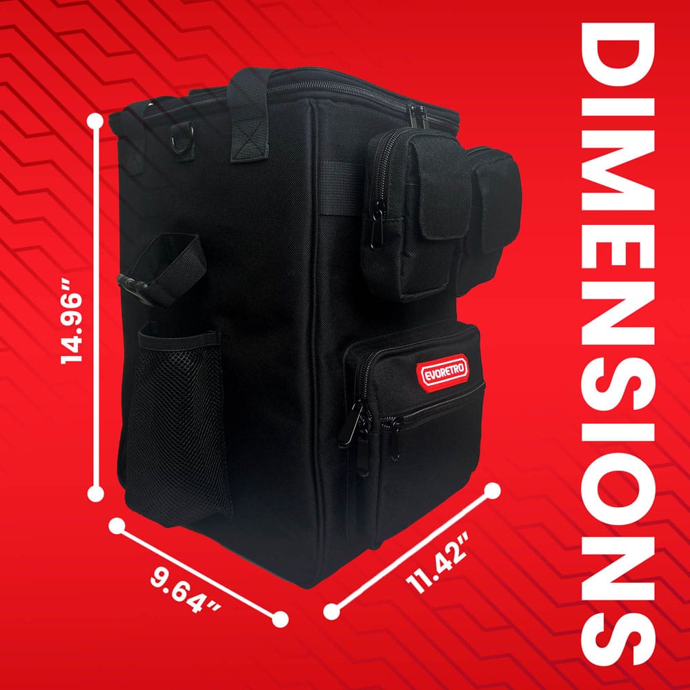 Evoretro Evoretro Trading Card Rucksack Black