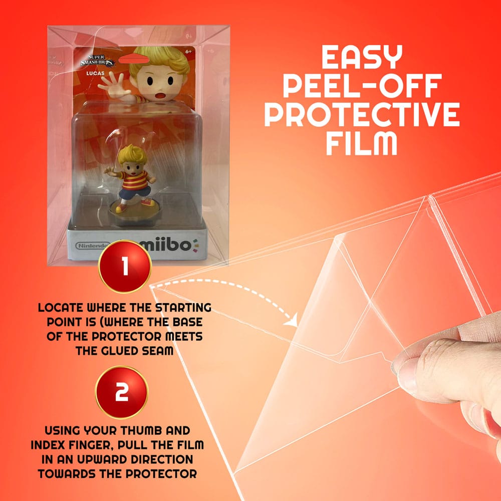 Evoretro Pet Gehäuse 10er-Pack Für Amiibo Figuren