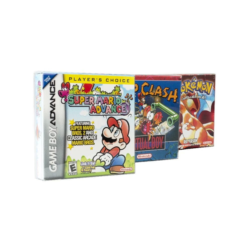 Evoretro Pet Gehäuse 25er-Pack Für Game Boy/GBA Spiele