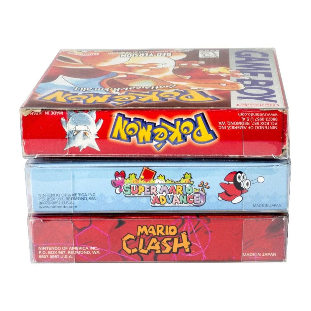 Evoretro Pet Gehäuse 25er-Pack Für Game Boy/GBA Spiele
