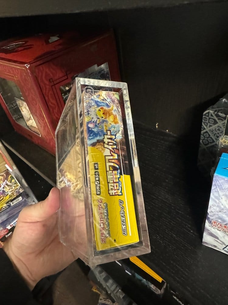 Evoretro Pokémon Große Japanische Booster Box Evoretro Acryl Display Case