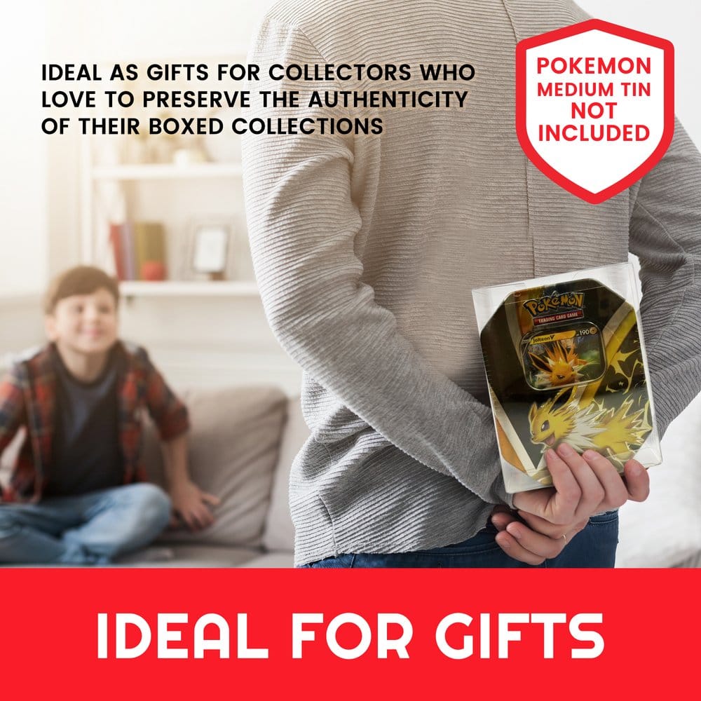 Evoretro Pokémon Medium Tins Evoretro PET Gehäuse 5er-Pack