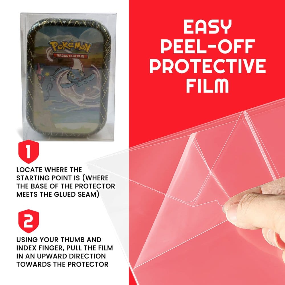 Evoretro Pokémon Small Tins Evoretro PET Gehäuse 5er-Pack