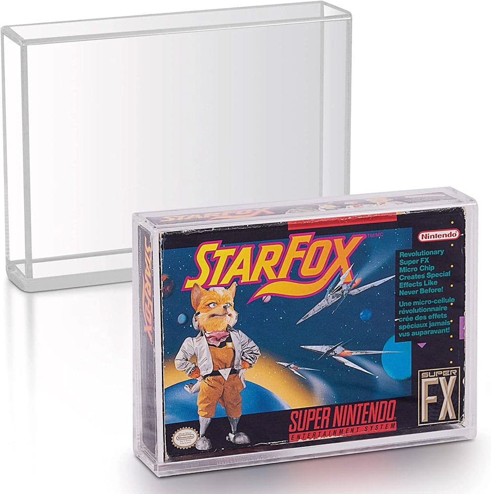 Evoretro SNES/N64 Spiele Acrylgehäuse 2er-PackFür