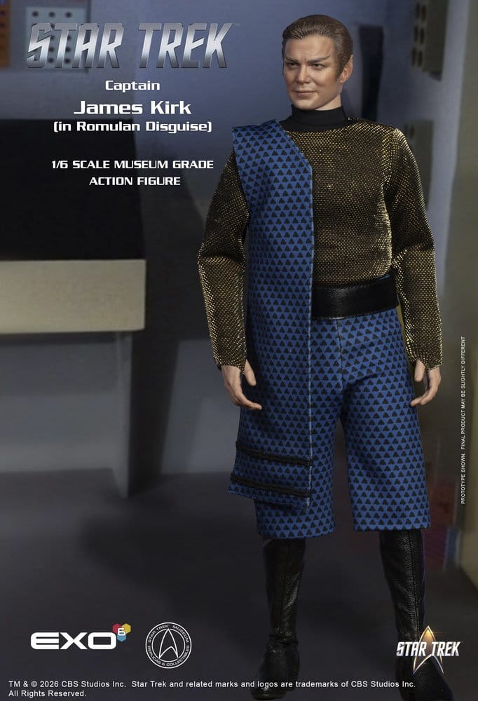 EXO-6 Raumschiff Enterprise Captain James T. Kirk Romulan Disguise 1/6 Actionfigur
