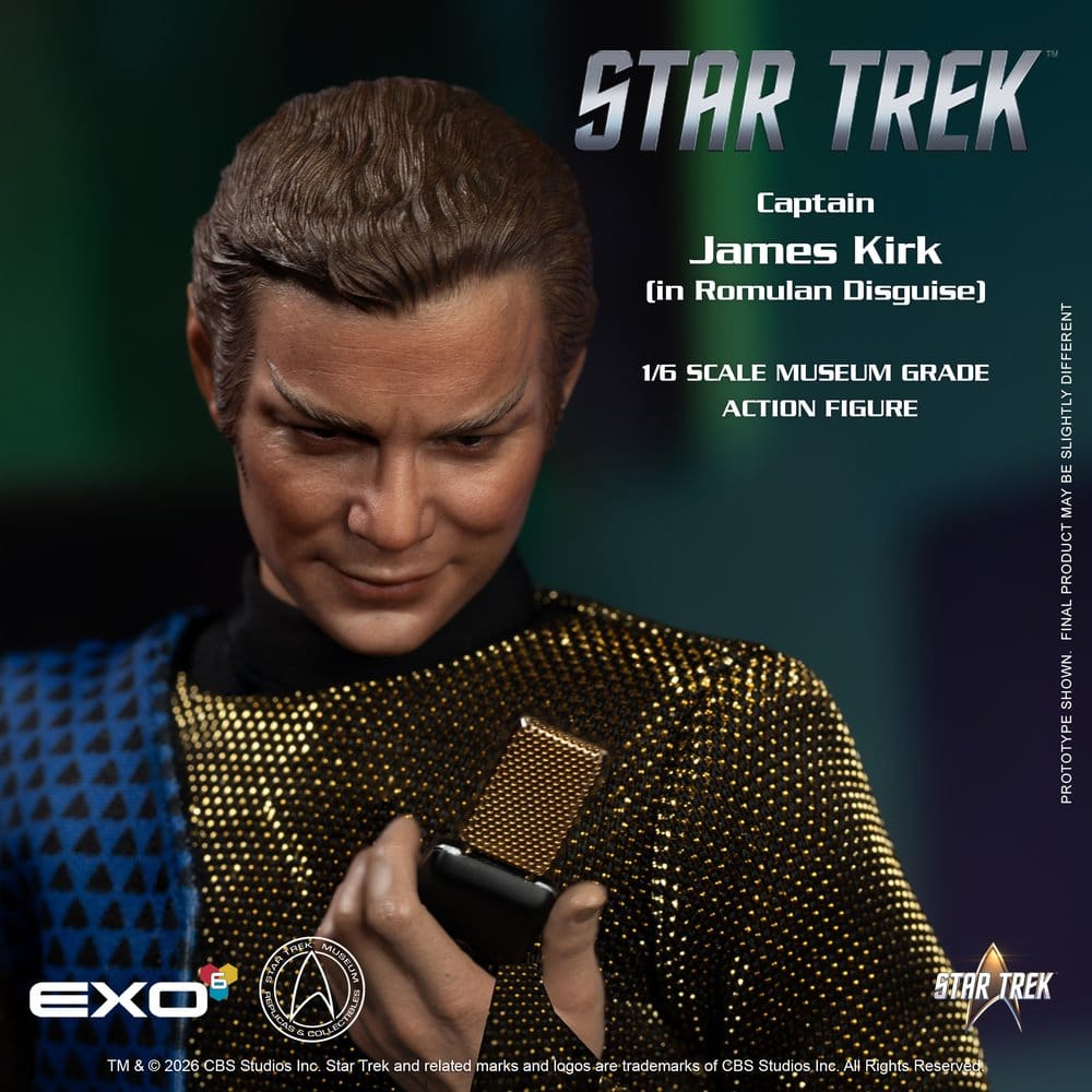 EXO-6 Raumschiff Enterprise Captain James T. Kirk Romulan Disguise 1/6 Actionfigur
