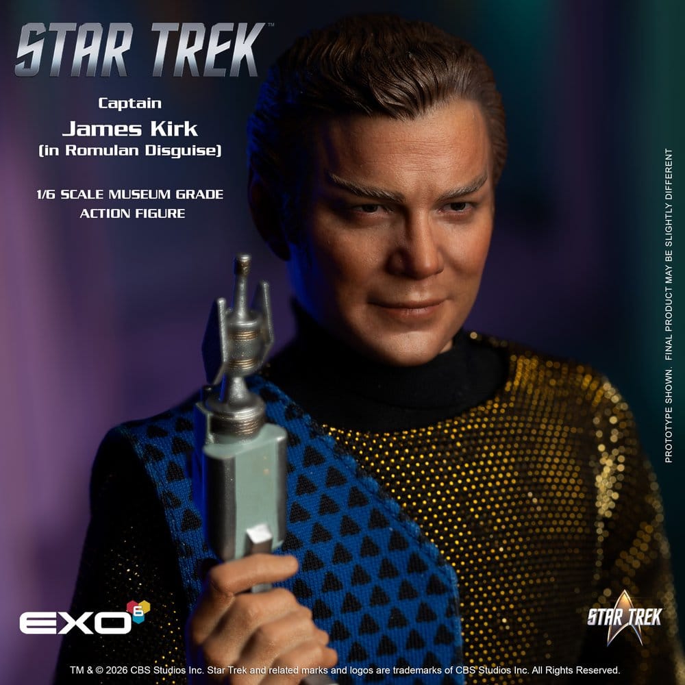 EXO-6 Raumschiff Enterprise Captain James T. Kirk Romulan Disguise 1/6 Actionfigur