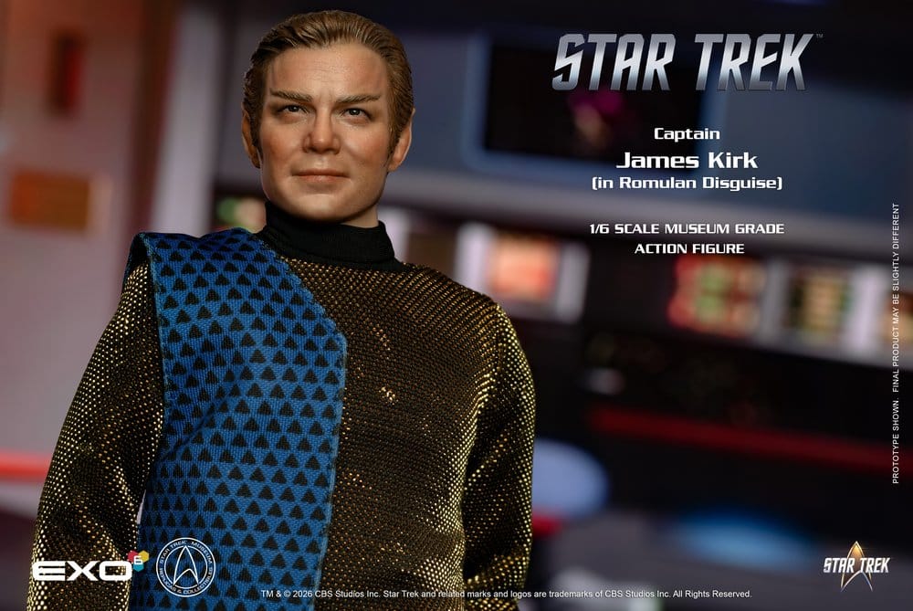 EXO-6 Raumschiff Enterprise Captain James T. Kirk Romulan Disguise 1/6 Actionfigur