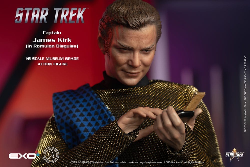 EXO-6 Raumschiff Enterprise Captain James T. Kirk Romulan Disguise 1/6 Actionfigur