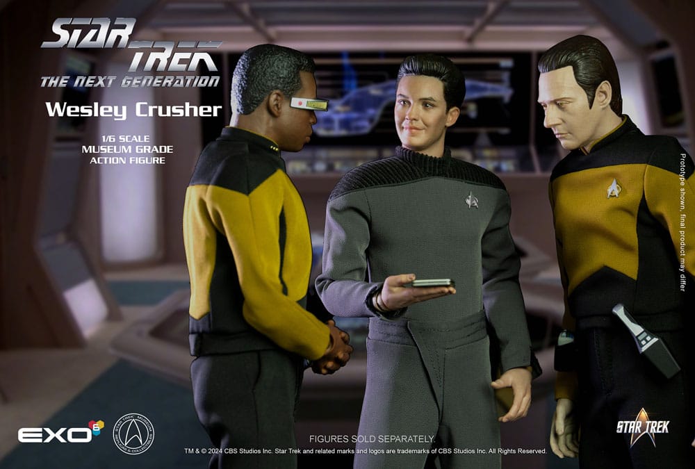 EXO-6 Raumschiff Enterprise Das nächste Jahrhundert Wesley Crusher 1/6 Actionfigur