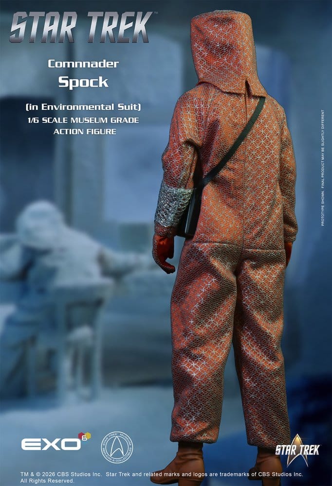 EXO-6 Raumschiff Enterprise Spock (Im Schutzanzug) 1/6 Actionfigur
